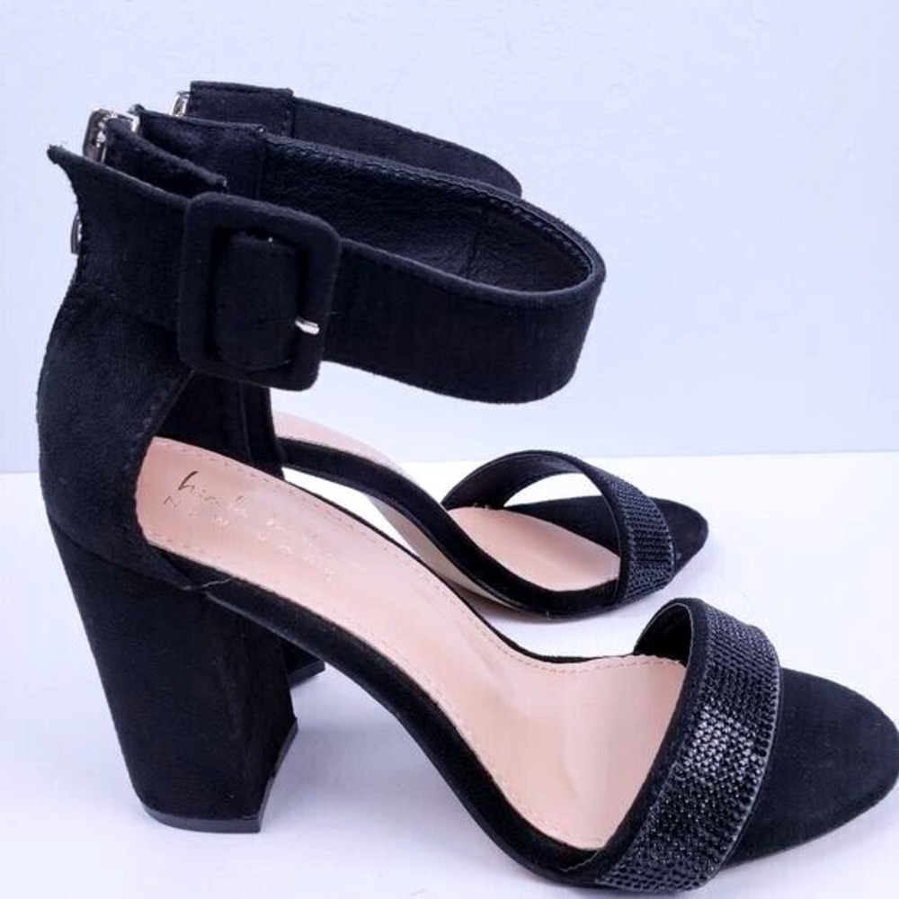 NICOLE MILLER Block Heel Sandal -‎ Size 7.5 - Picture 5 of 6